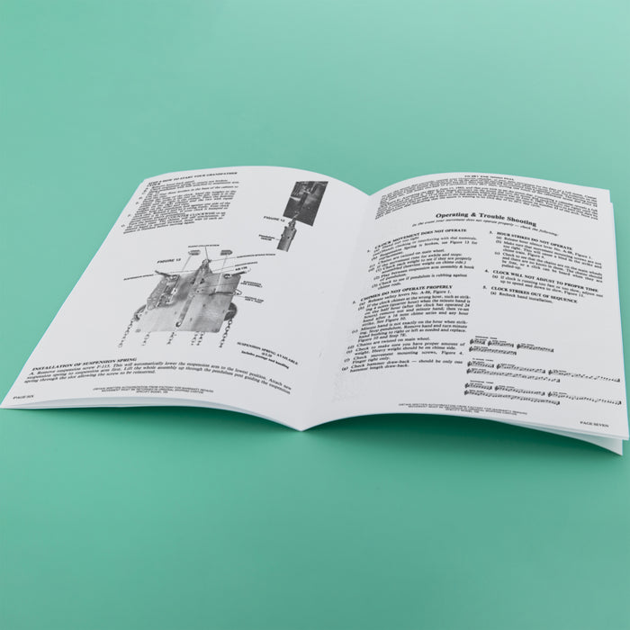 Emperor 105M Hermle 1151 Movement Instructions