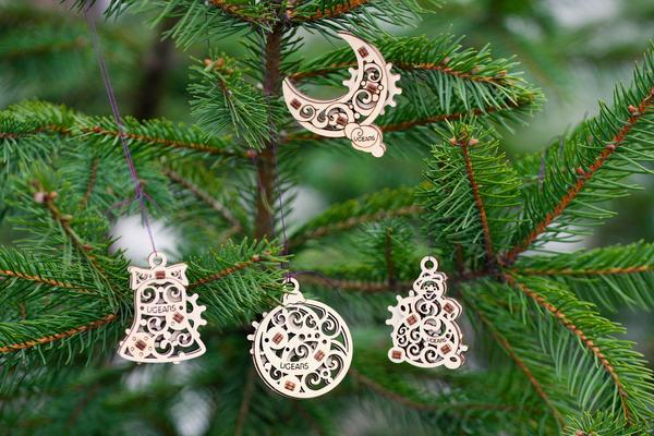 UGears U-Fidgets Gearsmas Ornaments