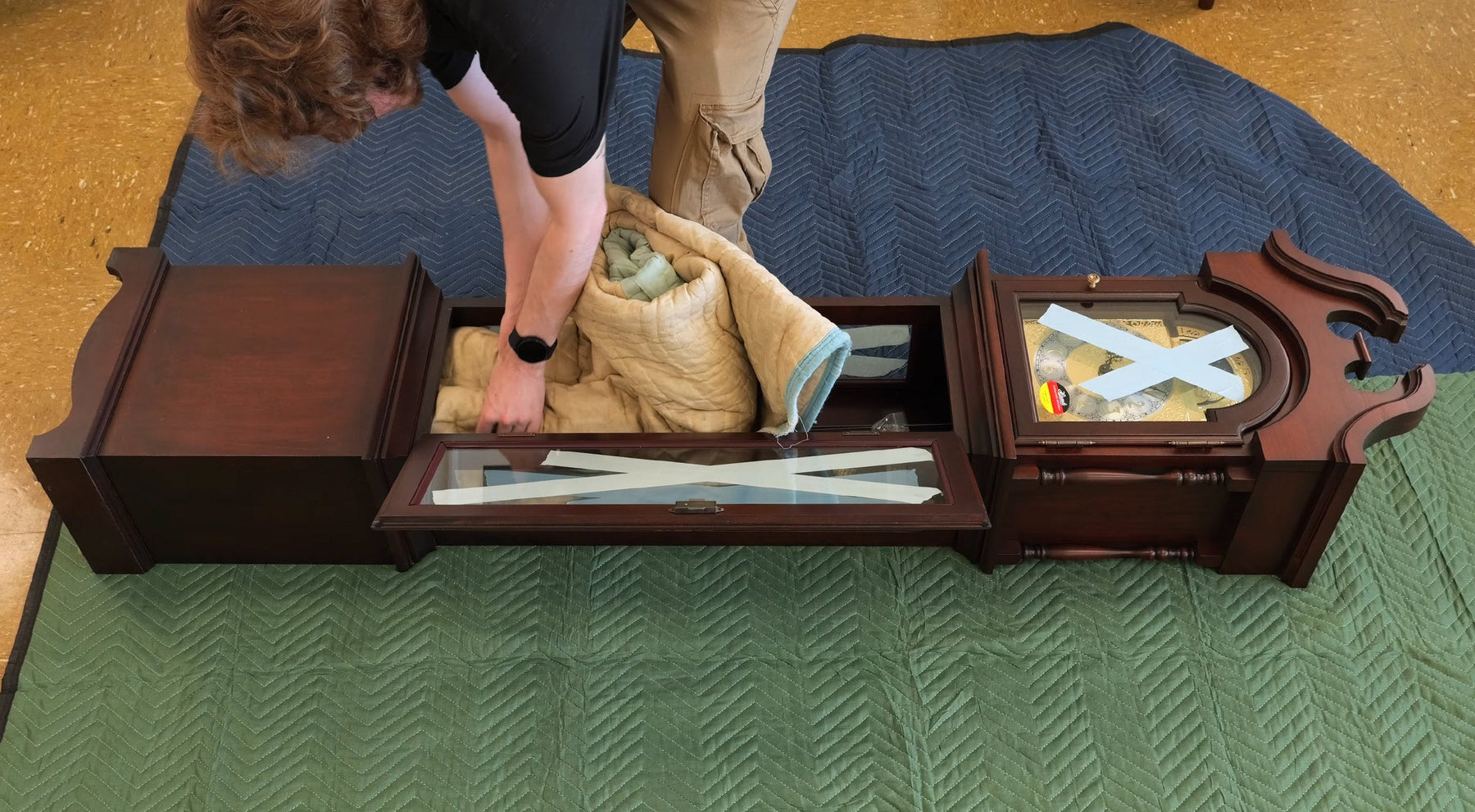 How to pack your Grandfather clock for transport