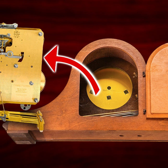 How to take a movement out of a Mantel Clock