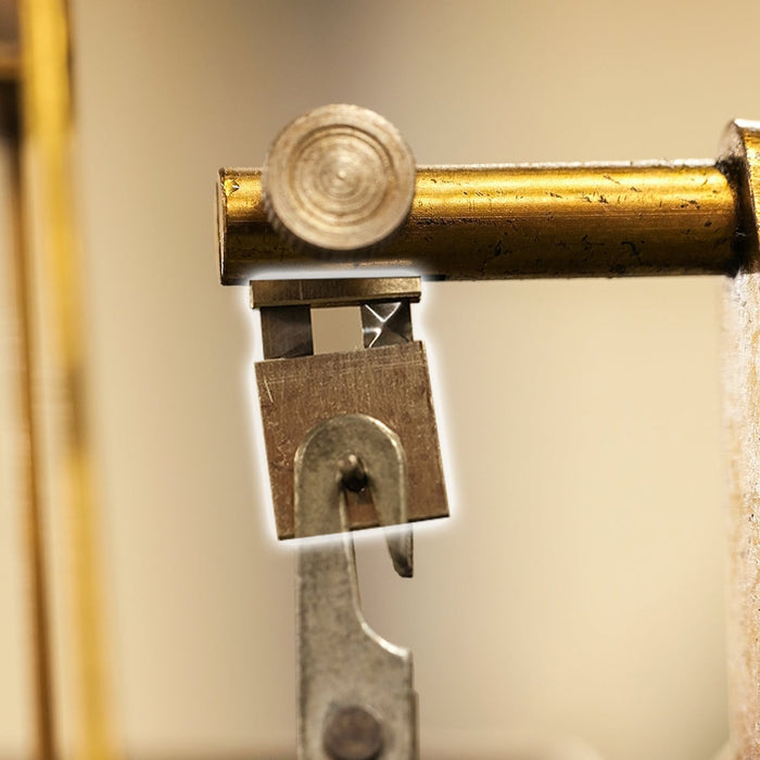 How to replace a Mechanical Clock Suspension Spring - Clock repair tutorial