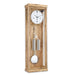 Ice Beech wood wall clock by Hermle on white background
