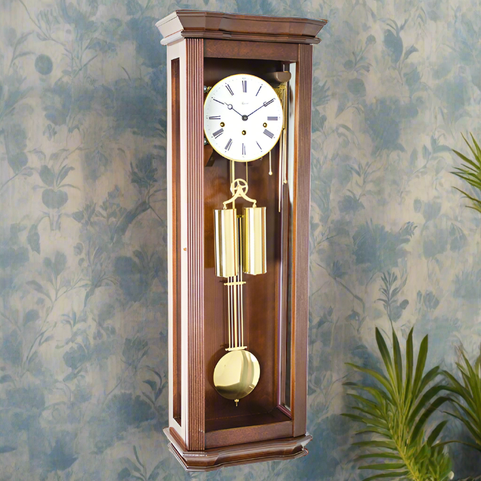 Mechanical Cherry Wood Wall Clock Kit 70817 — Emperor Clock Company