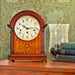 Clearbrook mantel clock by Hermle, vintage style for classic and timeless decor.