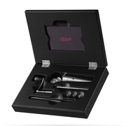 Luxury clock accessories in black case.