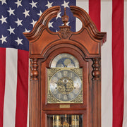 H. Clay Earles, the official grandfather clock of NASCAR's Martinsville Speedway. Made in Virginia, USA by Hermle North America.