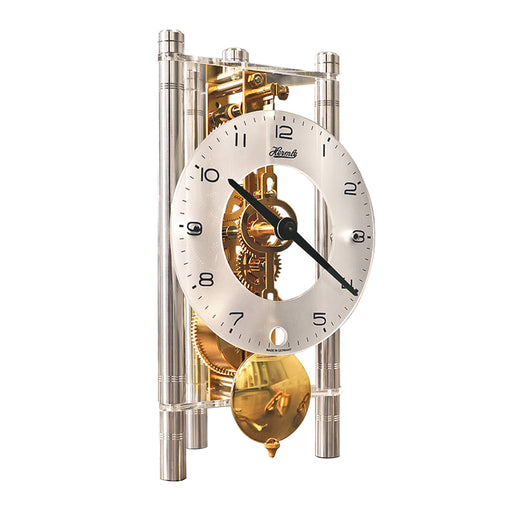 Lakin Clock Kit - skeleton clock by Hermle on white background - build your own clock