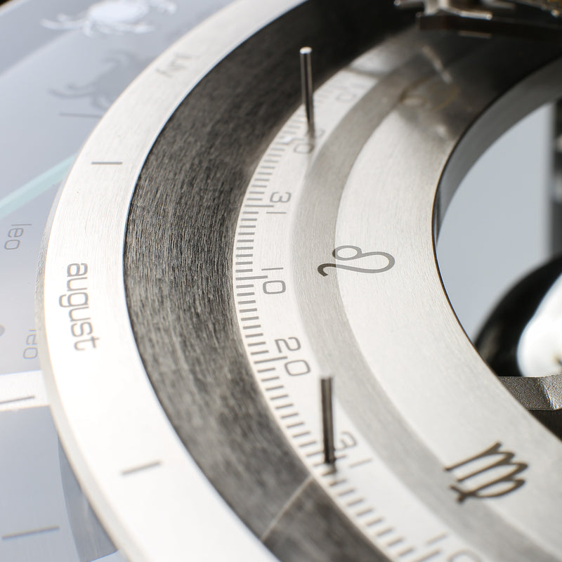 Close up of Tellurium month dial 