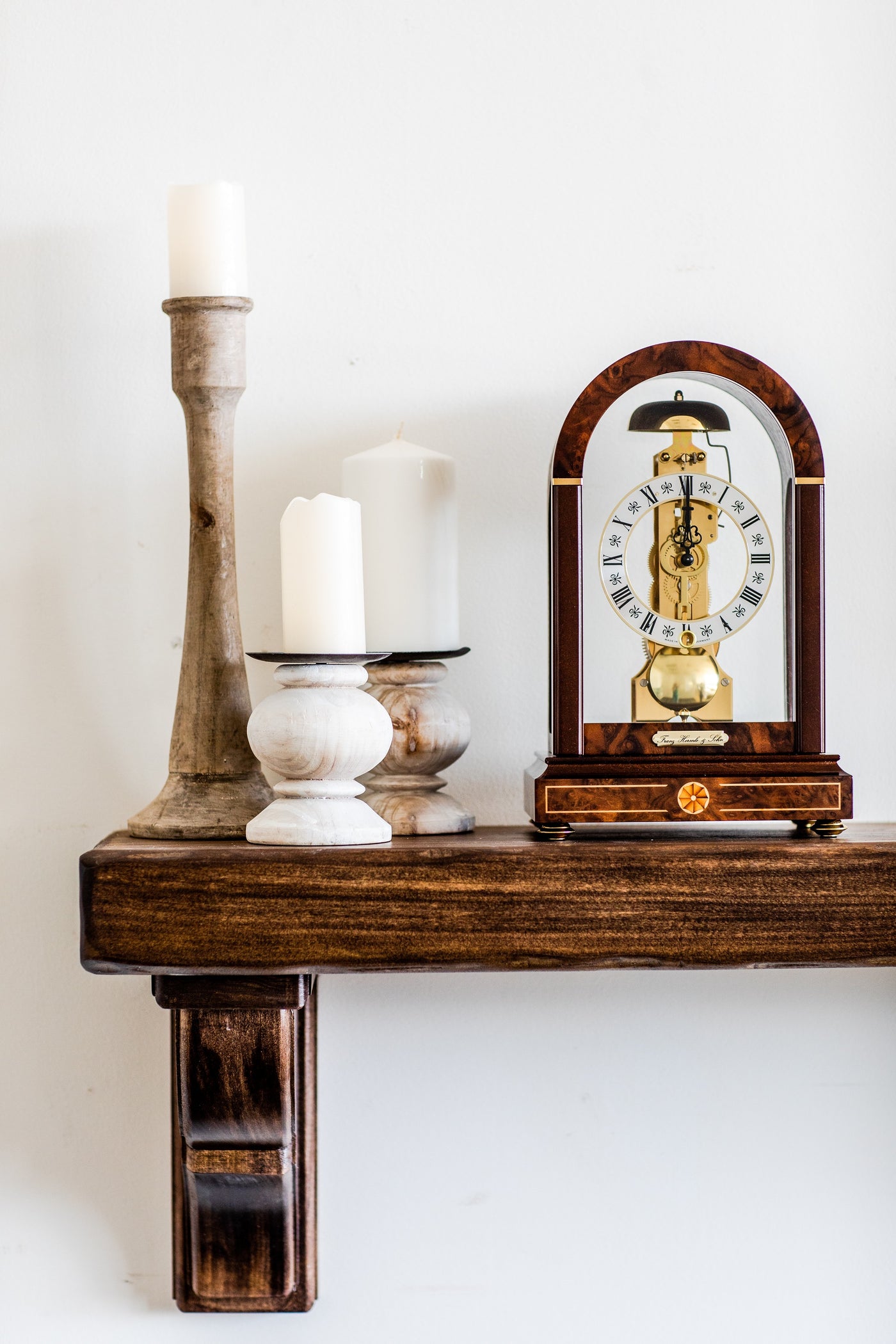 Arched Glass Stratford Mantel Clock — Emperor Clock Company