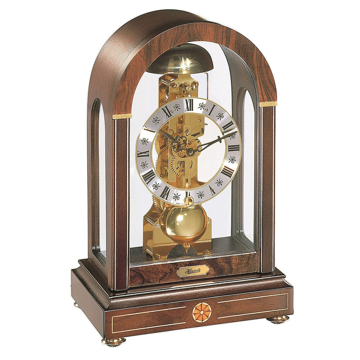 Arched Glass Stratford Mantel Clock — Emperor Clock Company