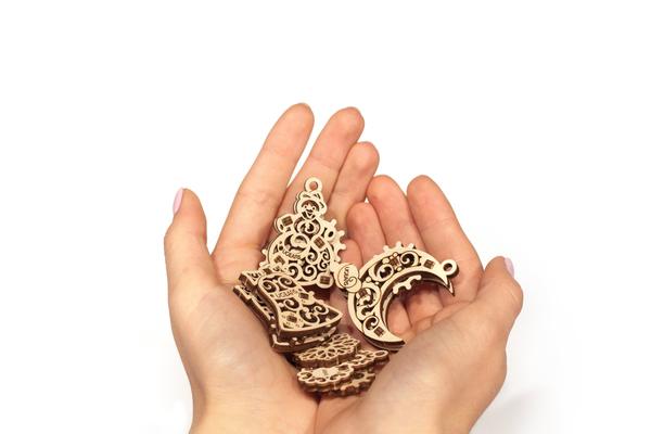 UGears U-Fidgets Gearsmas Ornaments